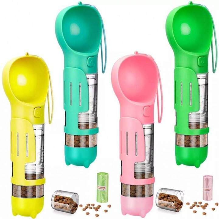 Botella 3 en 1 Para Mascotas